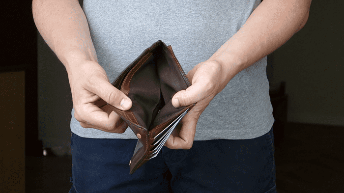 No money